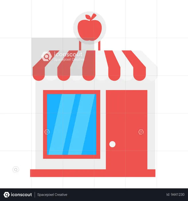 Fruits Shop  Illustration