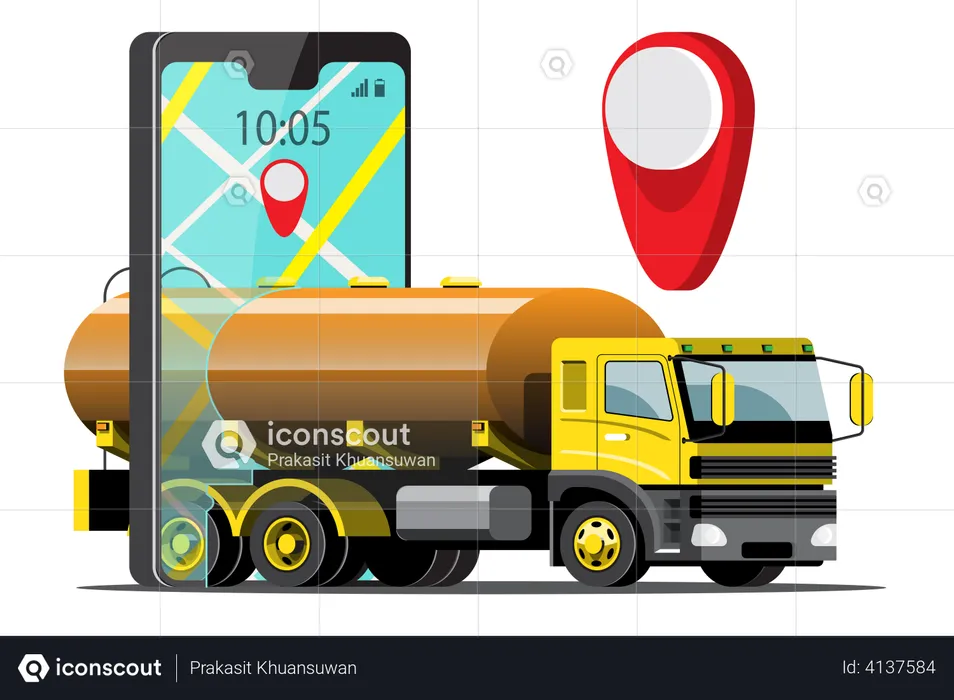 Fuel Delivery  Illustration