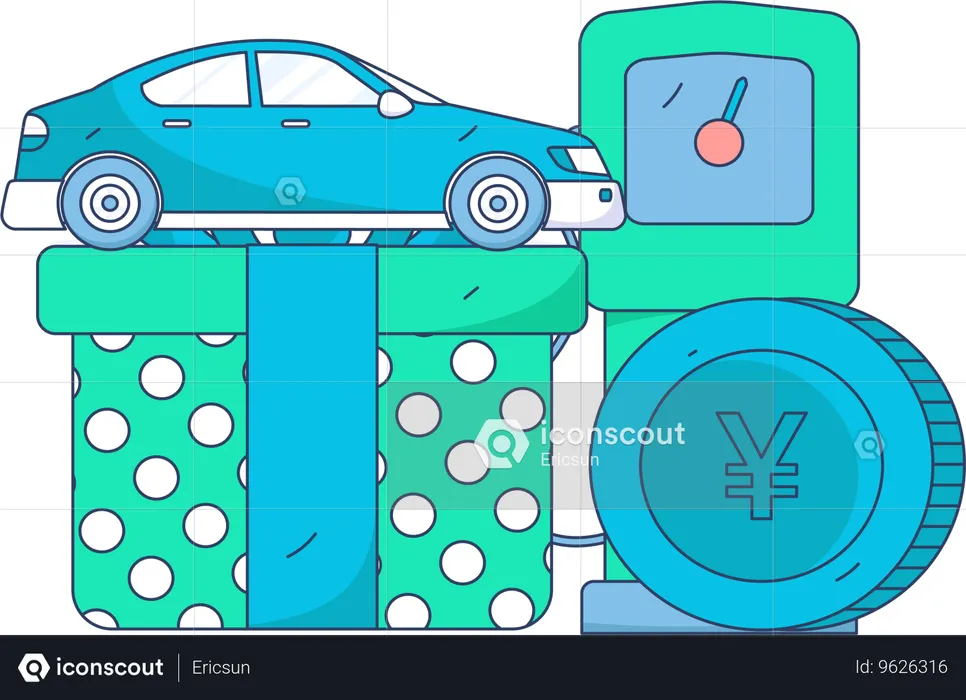 Fuel station  Illustration