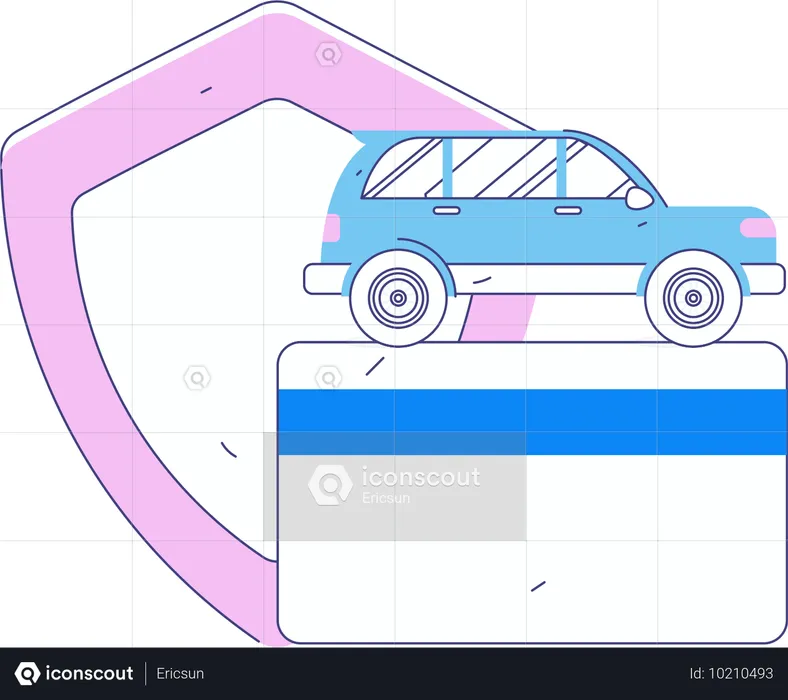 Funcionário garante proteção do carro  Ilustração