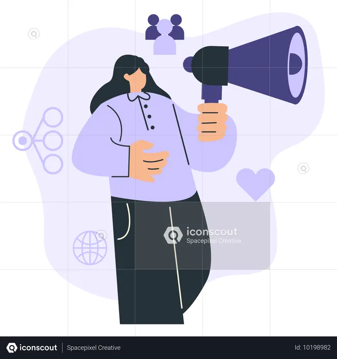Funcionário mantém programa de recrutamento de funcionários  Ilustração