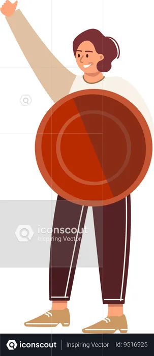Funcionário protege seus dados da web  Ilustração