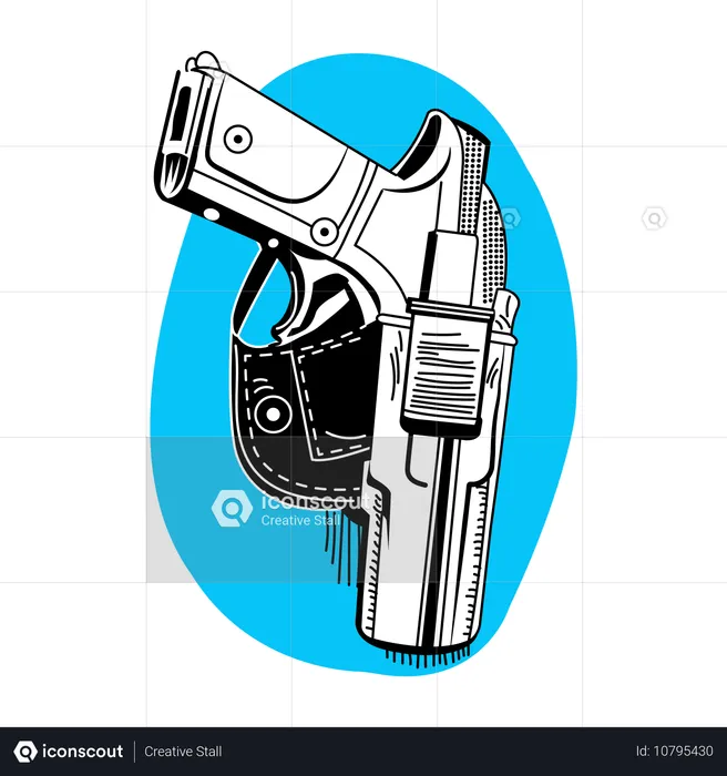 Funda de pistola  Ilustración