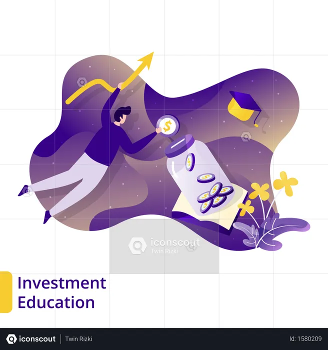 Funding for education  Illustration