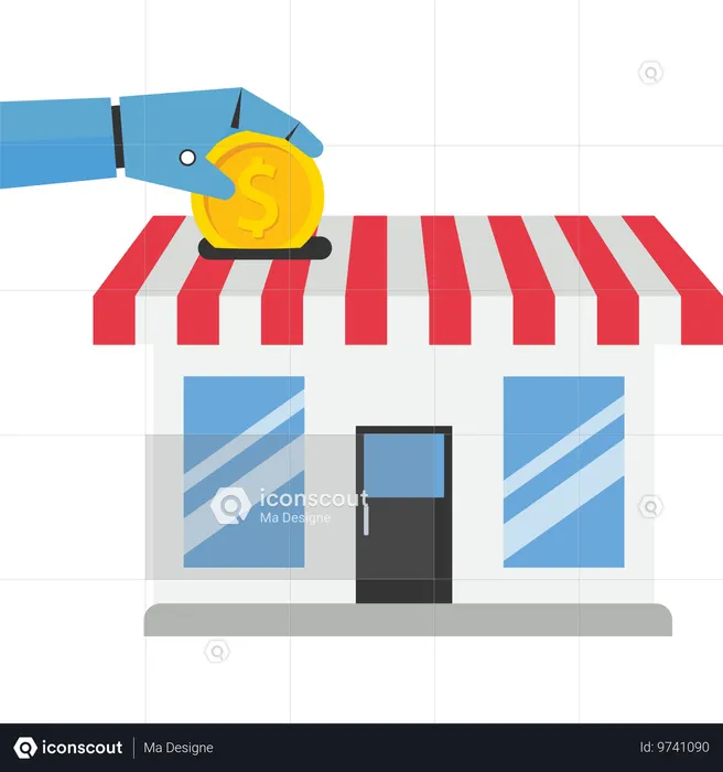 Funding small business  Illustration