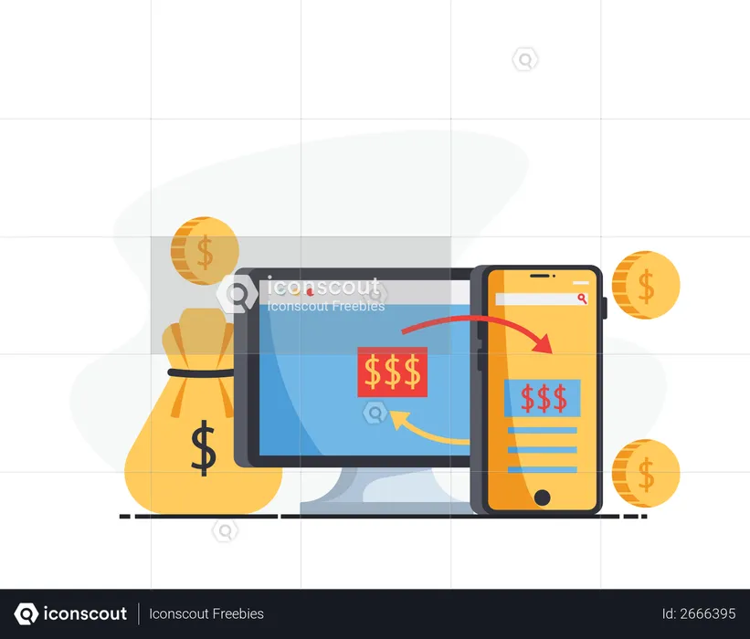 Funds transfer  Illustration