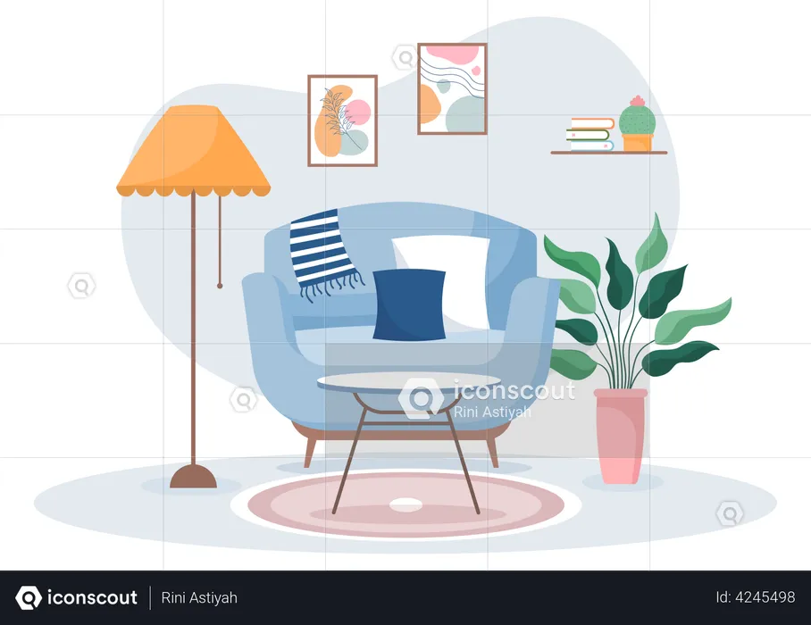 Furniture Shop  Illustration