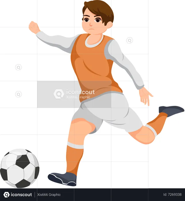 Fußballspieler  Illustration