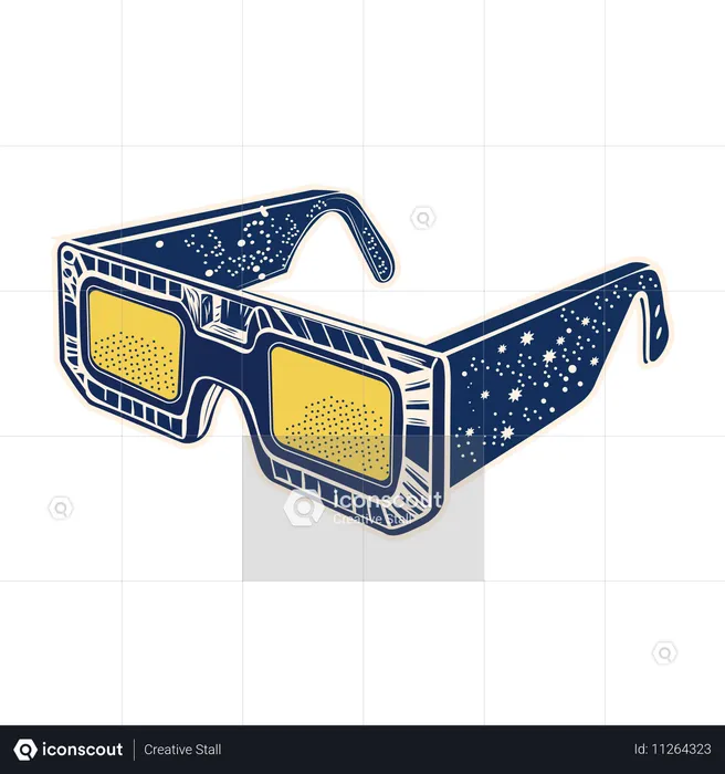 Gafas 3d  Ilustración