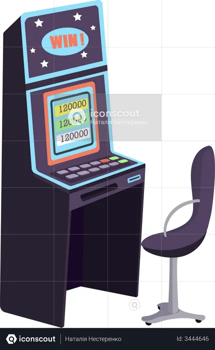 Gambling machine  Illustration