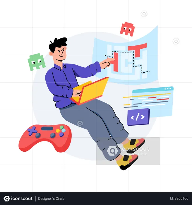 Game Programmer  Illustration