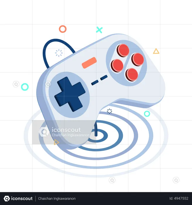 Spielcontroller  Illustration