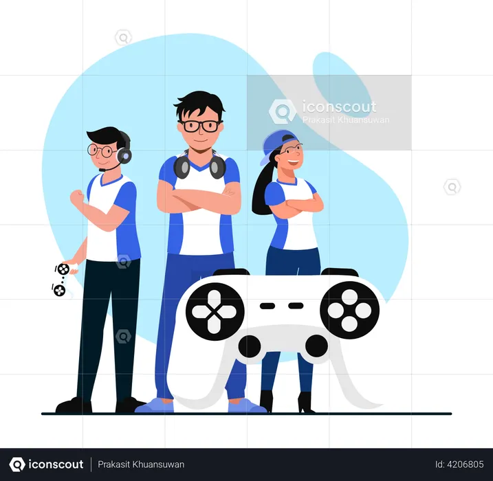 Gaming  Illustration