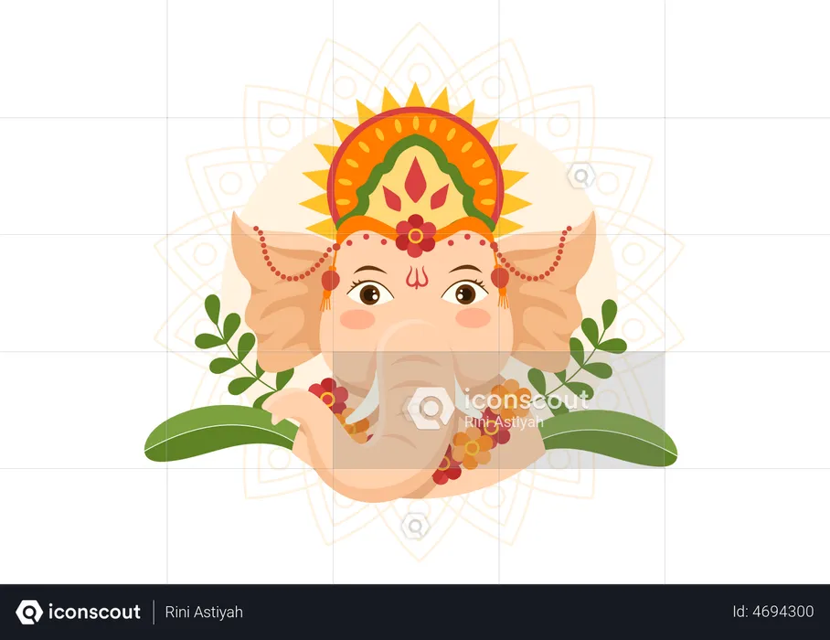 Ganesh Chaturthi  Illustration