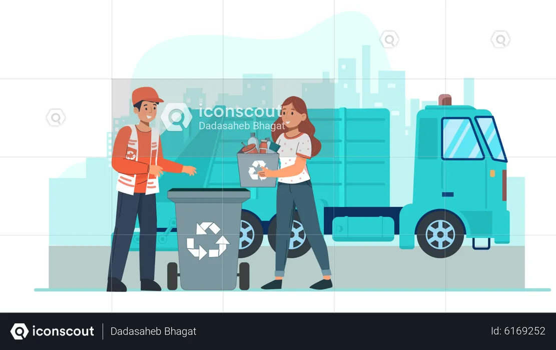 Garbage collection  Illustration