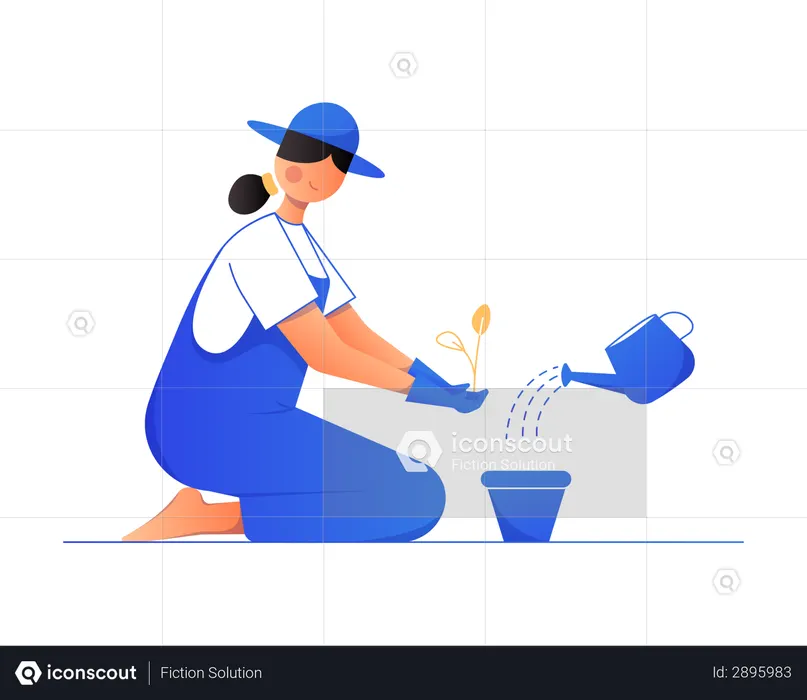 Gardener  Illustration