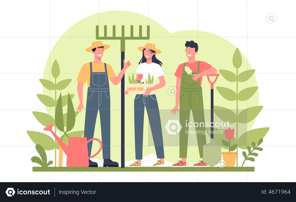 Gardening  Illustration
