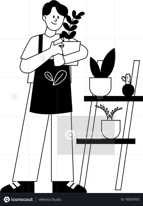 Gardening Growth  Illustration