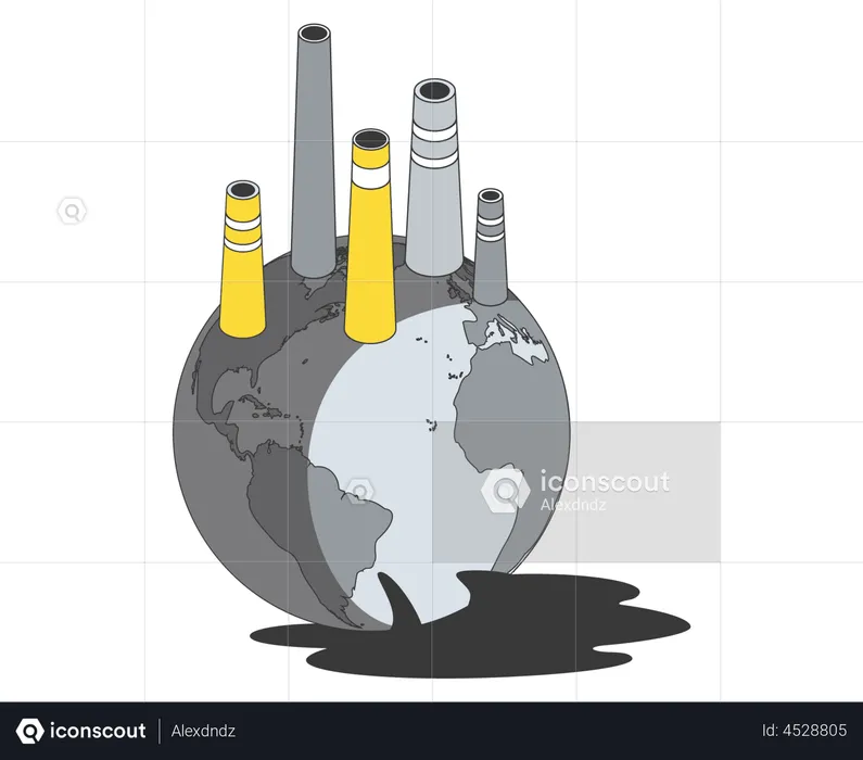 Gases industriais  Ilustração