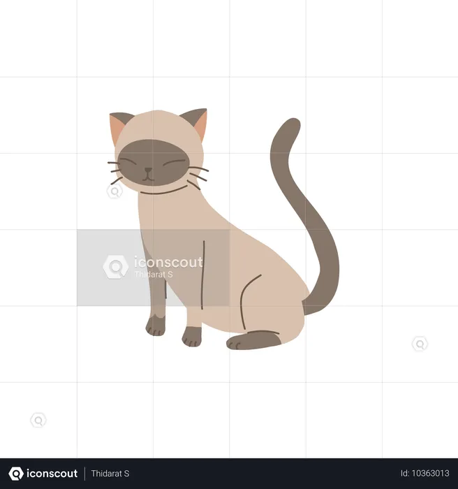 Gatinho fofo  Ilustração