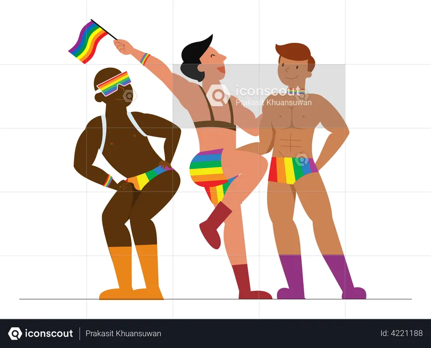 Gay rights movement  Illustration