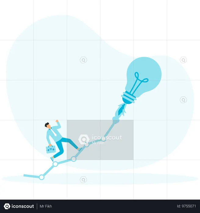 Geld in Innovationen investieren Start-ups für zusätzlichen Gewinn  Illustration