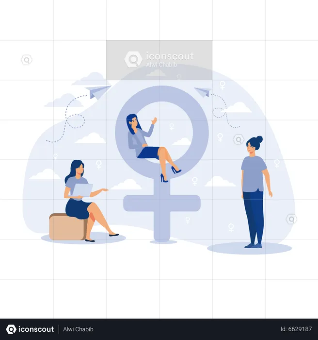 Gender Equality  Illustration