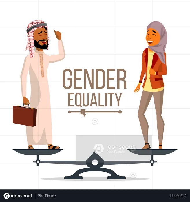 Gender Equality Concept  Illustration