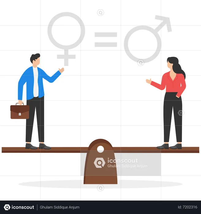 Gender equality  Illustration