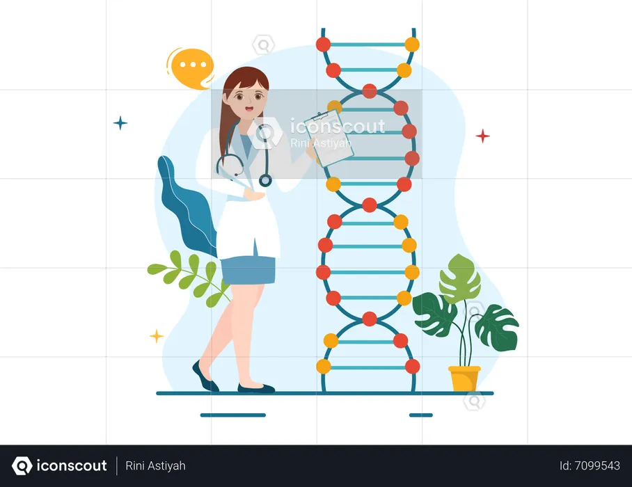 Genetic Science  Illustration