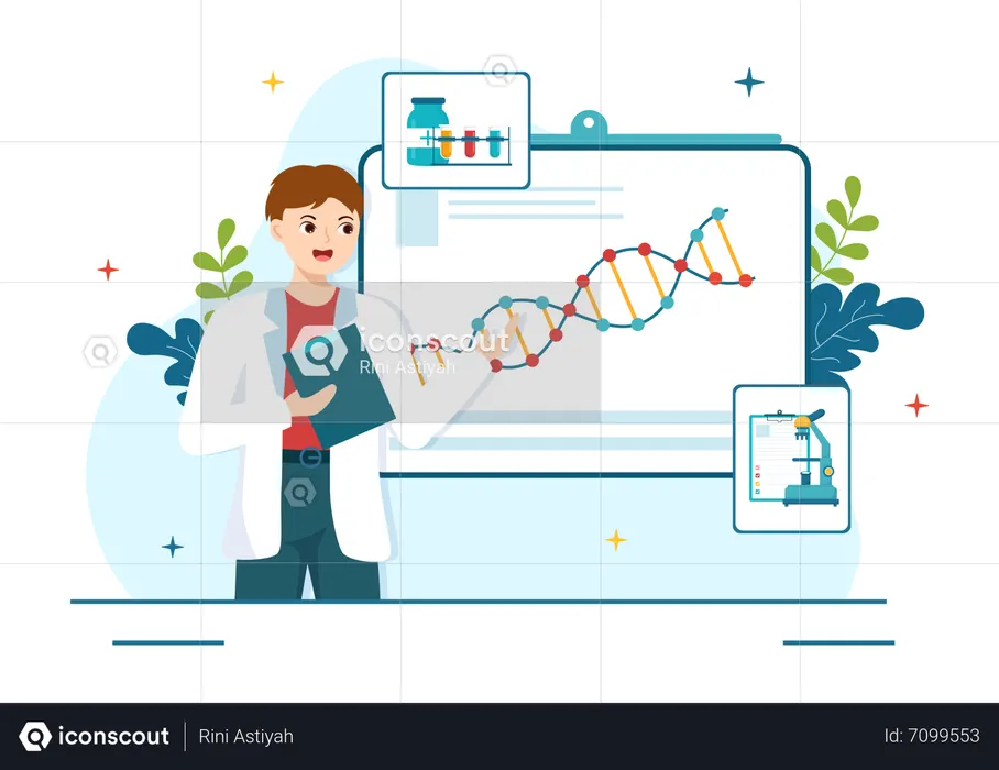 Genetic Science  Illustration