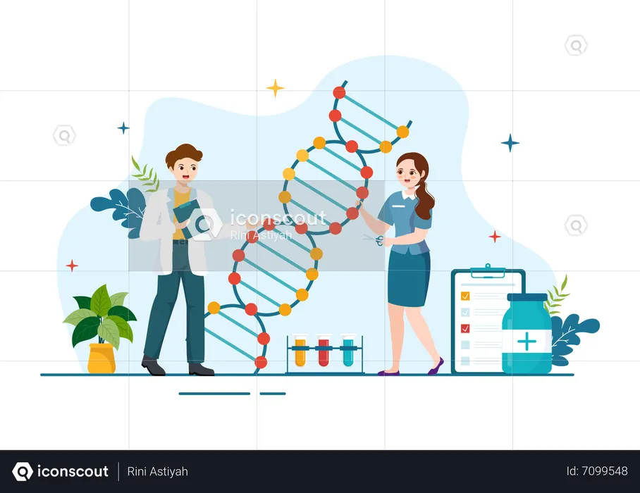 Genetic Science  Illustration