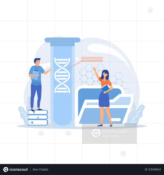 Genetic testing  Illustration