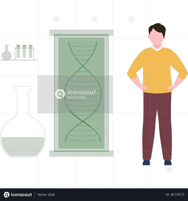 Genetical Scientist  Illustration