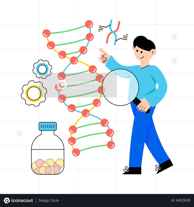 Genetically Modified  Illustration