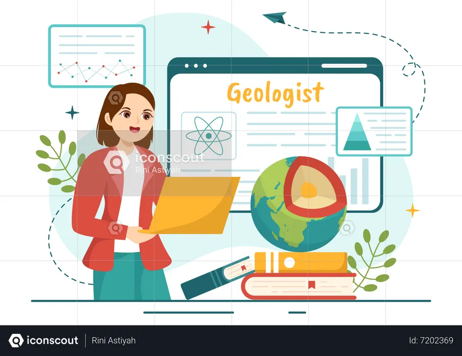 Geological Study  Illustration