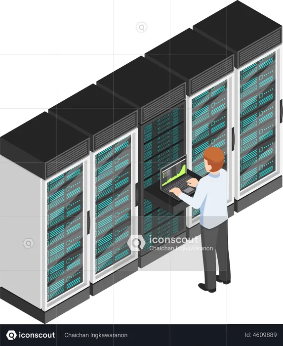 Gerenciamento de servidor de banco de dados  Ilustração