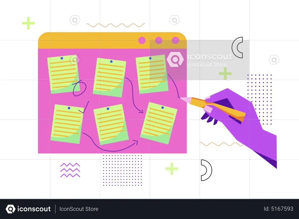 Gerenciamento de tarefas  Ilustração