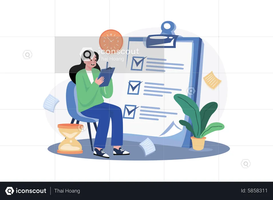 Gerenciamento de tarefas  Ilustração