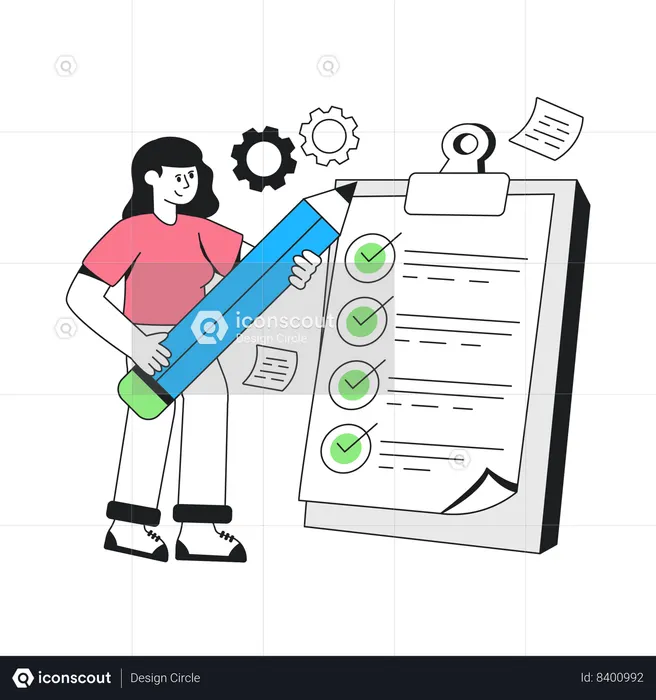 Gerenciamento de tarefas  Ilustração