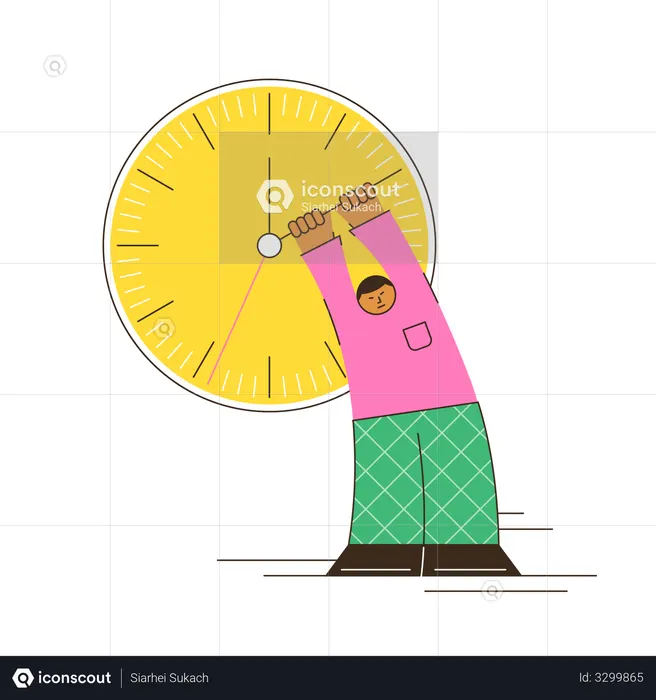 Gerenciamento de tempo  Ilustração