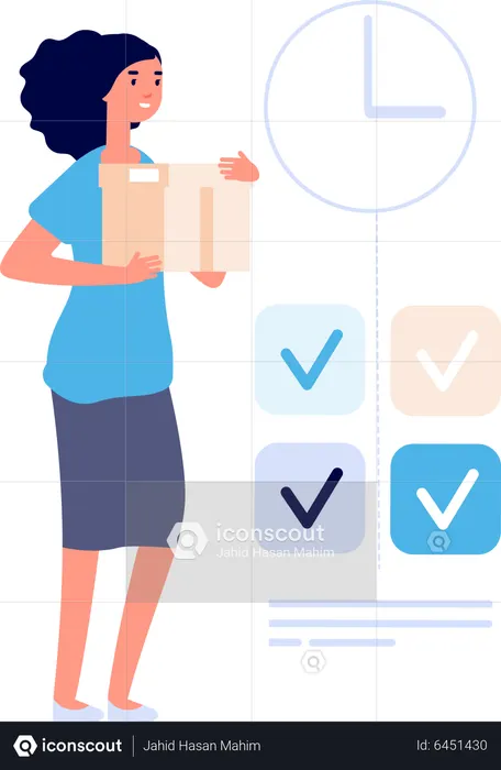 Gerenciamento de tempo  Ilustração