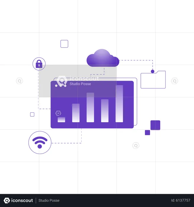 Geschäft  Illustration