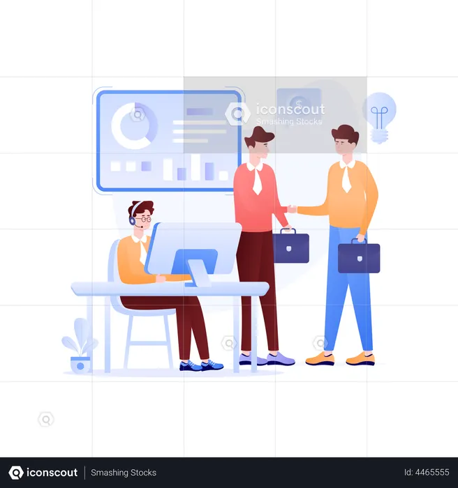 Geschäft  Illustration