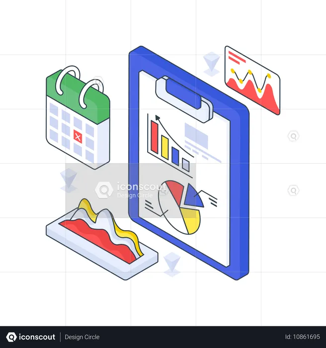 Wirtschaftsanalyse  Illustration