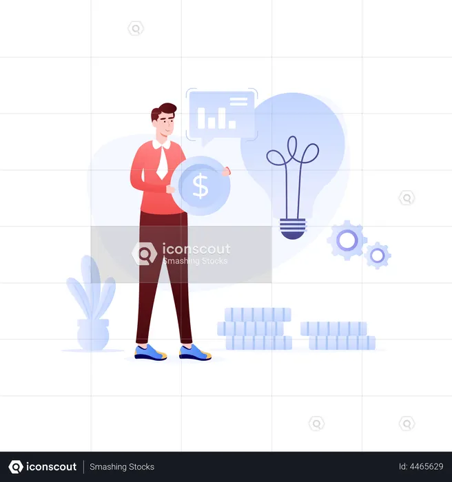 Geschäftsidee  Illustration