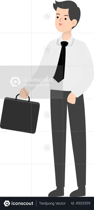 Geschäftsmann, Charakter  Illustration