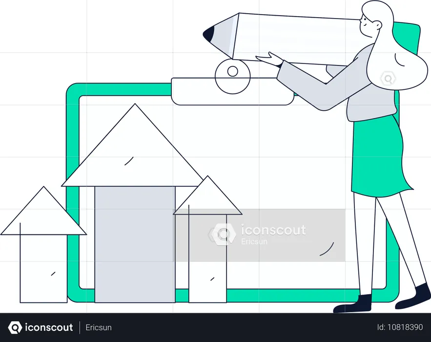 Geschäftsmann macht Aufgabenmanagement  Illustration