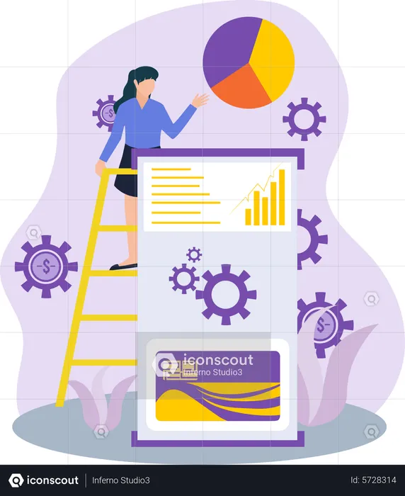 Geschäftsstrategieplanung  Illustration