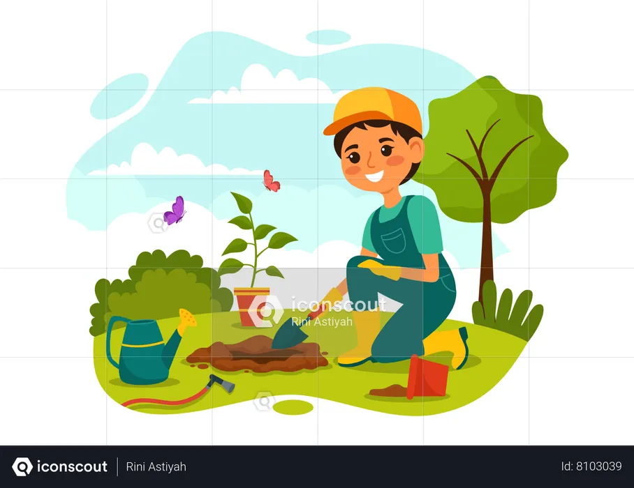 Gestão ambiental  Ilustração